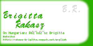 brigitta rakasz business card